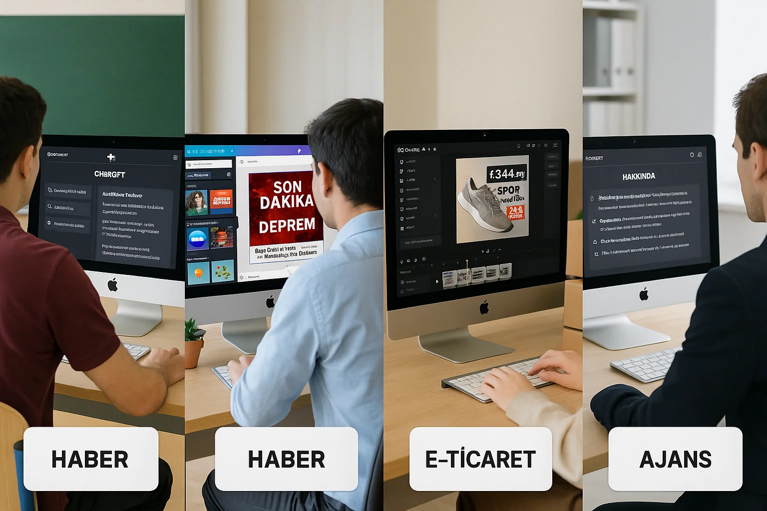 Yapay zeka ile içerik üretimi; haber, e-ticaret ve ajans uygulamaları